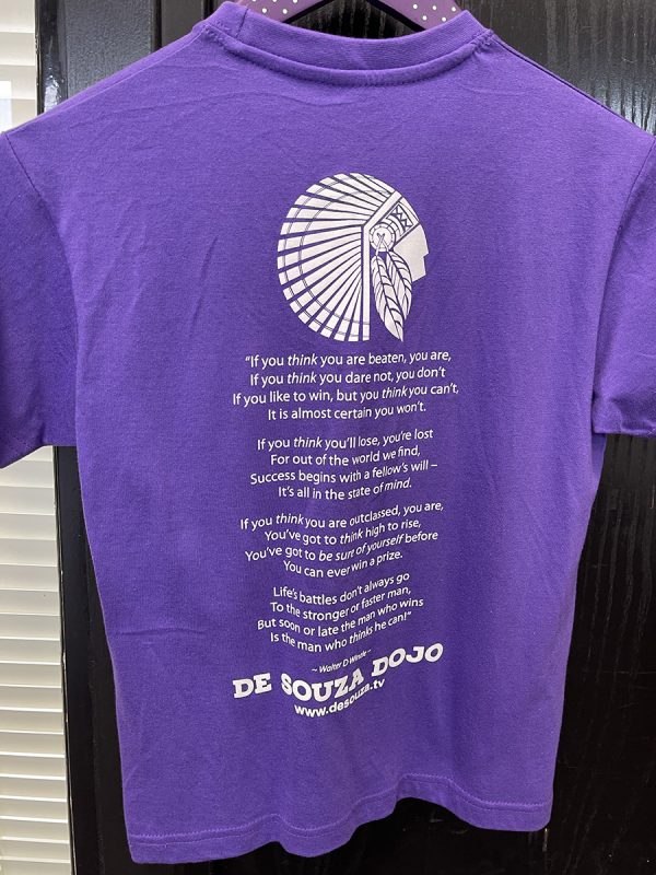 Kids Purple Tshirt Back